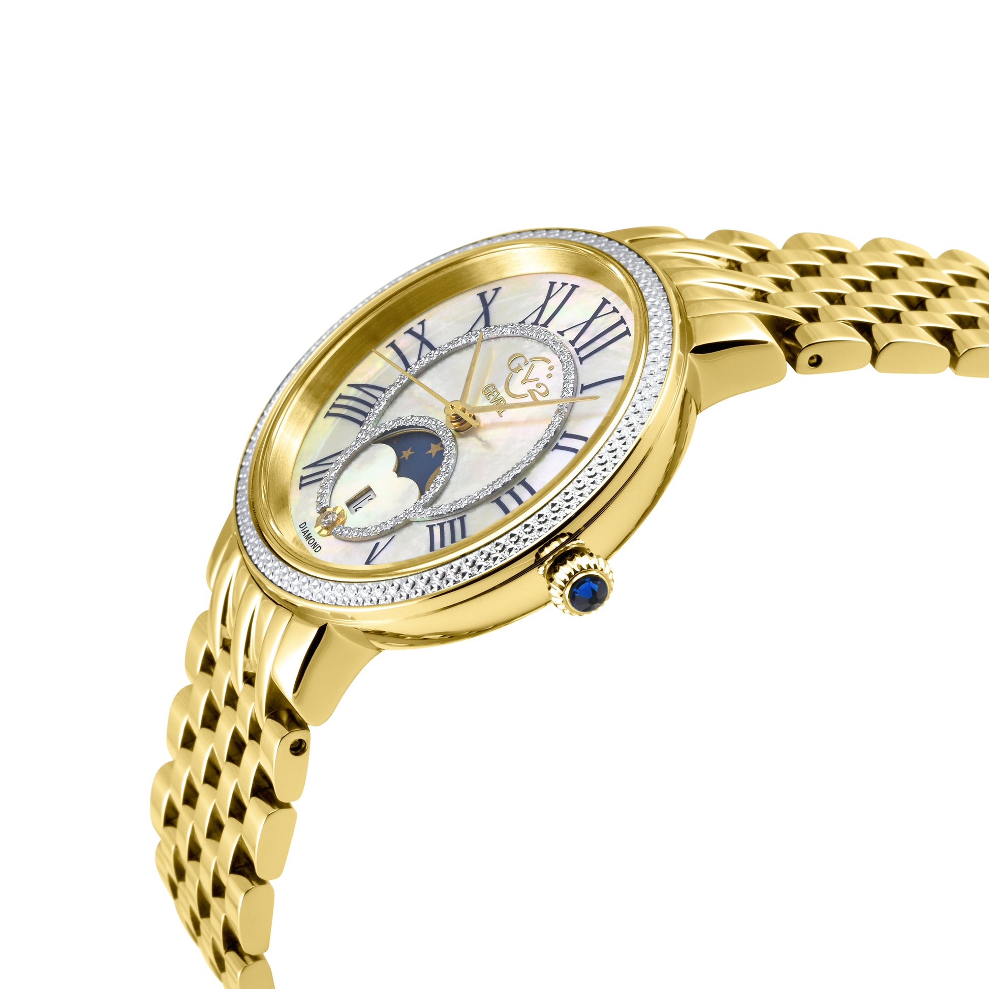 Gevril-Luxury-Swiss-Watches-GV2 Genoa Diamond - Moon Phase-12542B