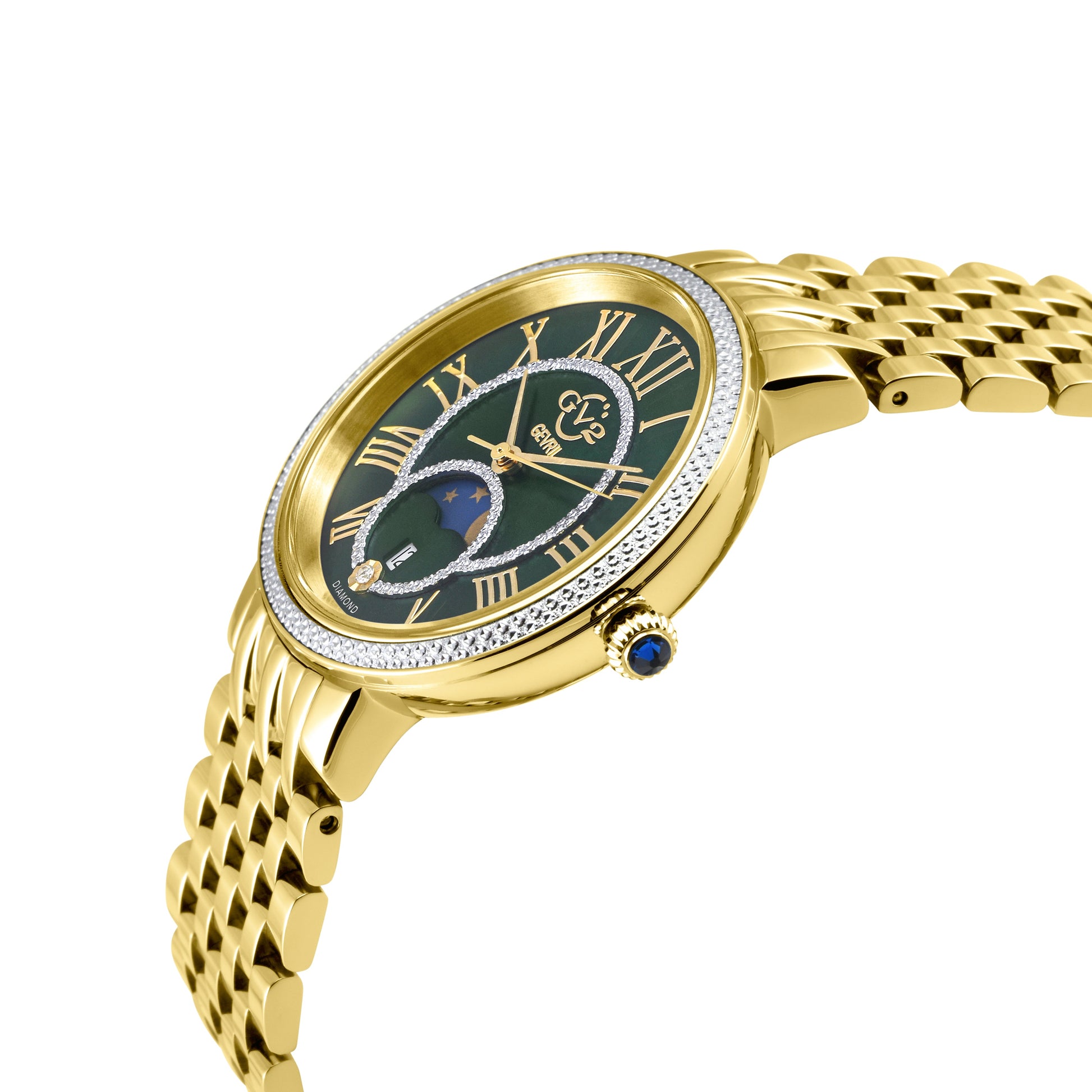 Gevril-Luxury-Swiss-Watches-GV2 Genoa Diamond - Moon Phase-12544B