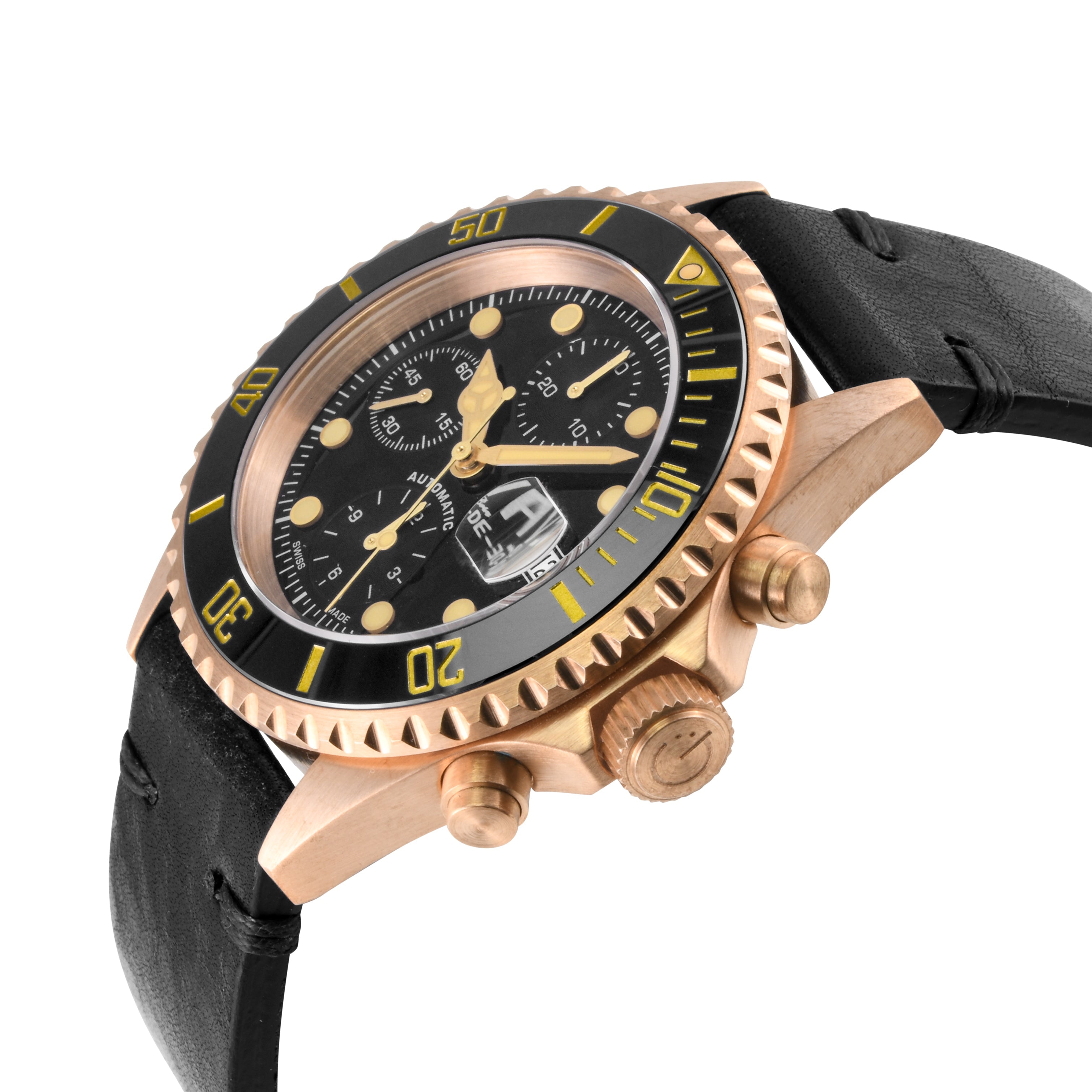 Gevril Wall Street Bronze - Chronograph