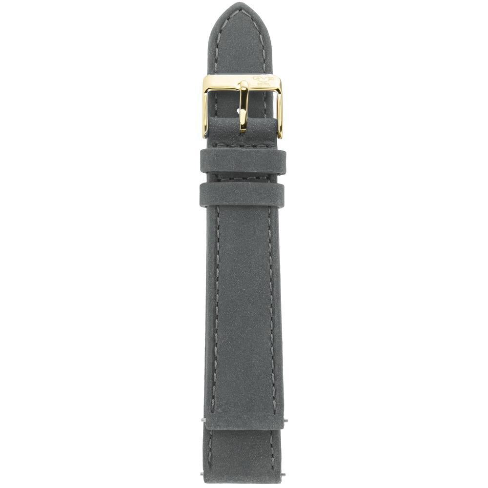 Fossil 18mm black leather clearance watch strap