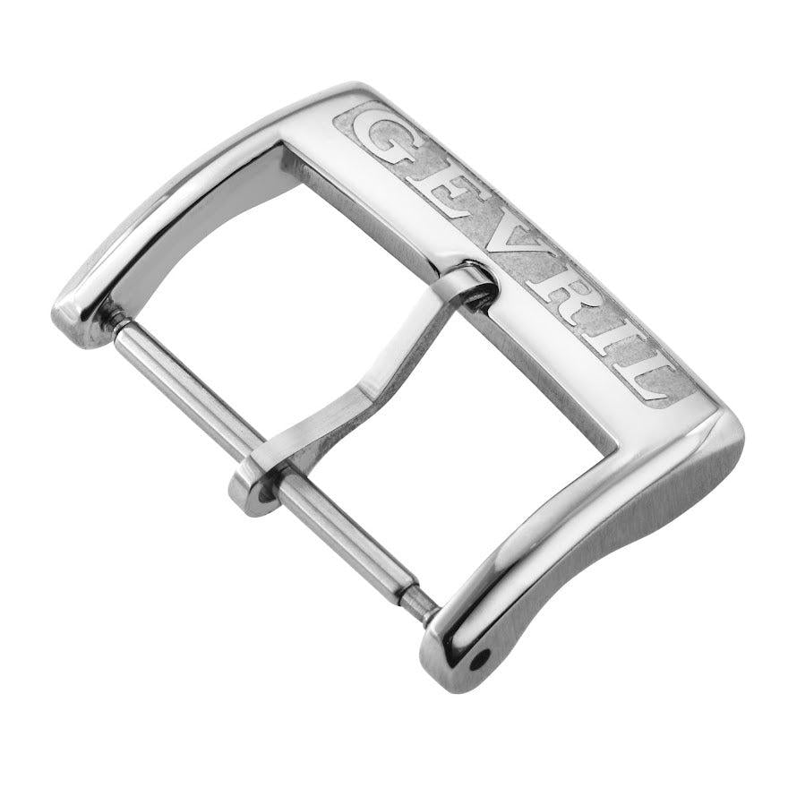 Gevril 20mm Polished Stainless Steel Tang Buckle 1695