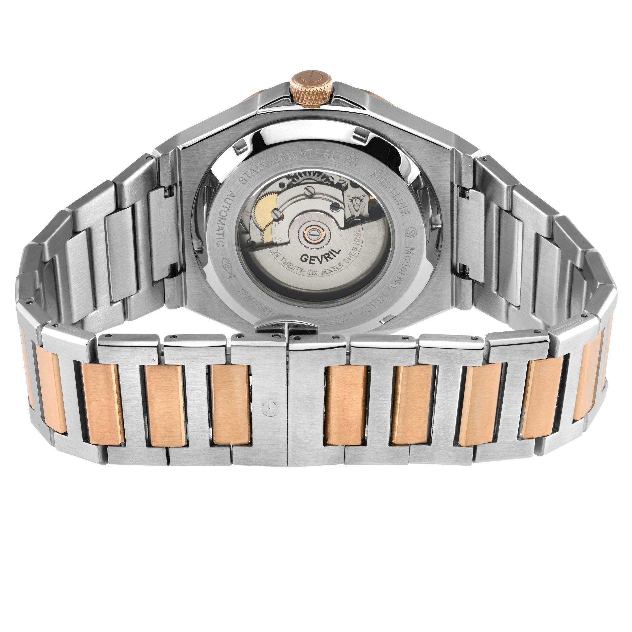 GEVRIL -VERY RARE- 18k Gold and Stainless Steel- Model #1425 Automatic –  Epic Watch & Fashion Deals