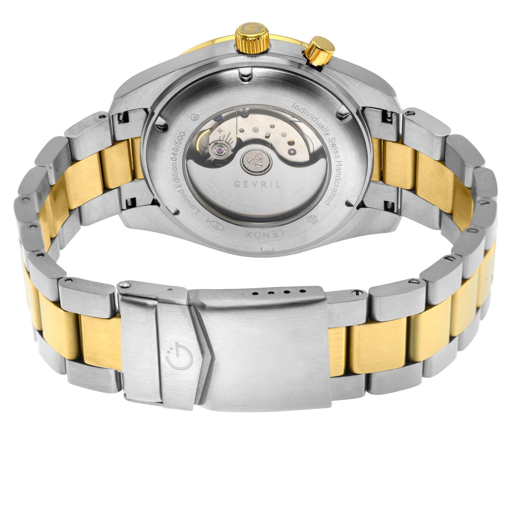 Amazon.com: Gevril Men's Madison Swiss Automatic - Stainless Steel Bracelet  Watch : Clothing, Shoes & Jewelry